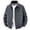 Gray, variant on Men's Sports Shell Jacket Zip-Up Lapel Lightweight Windbreaker Zipper Pockets Fall Spring Outdoor Recreation Coats Big and Tall Gray L