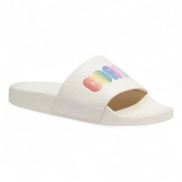 CHANCLAS COACH PRIDE BEIGE