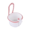 thumbnail image 3 of Cesta coladora para desagüe de fregadero, colador colgante para grifo para lavar frutas y verduras. Rosa, 3 of 9