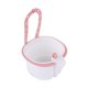 thumbnail image 3 of Cesta de drenaje para fregadero de cocina, recolector de alimentos para lavar frutas y desechos de cocina. Rosa, 3 of 9