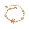 thumbnail image 2 of SPOORYYO Flower Exquisite Petal Bracelet Personalized Fashion Jewelry Elegant Floral Design Sparkling Accessory Lightweight Comfortable Gift, 2 of 6