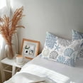 thumbnail image 6 of Navy Blue Teal Coastal Lumbar Pillow Covers 20x12 Inch Set of 2, Summer Beach Coral Shell Ocean Waterproof Outdoor Pillow Covers, Decorative Cushion Pillowcases for Couch, Sofa, Bed, Garden, Patio, 6 of 9