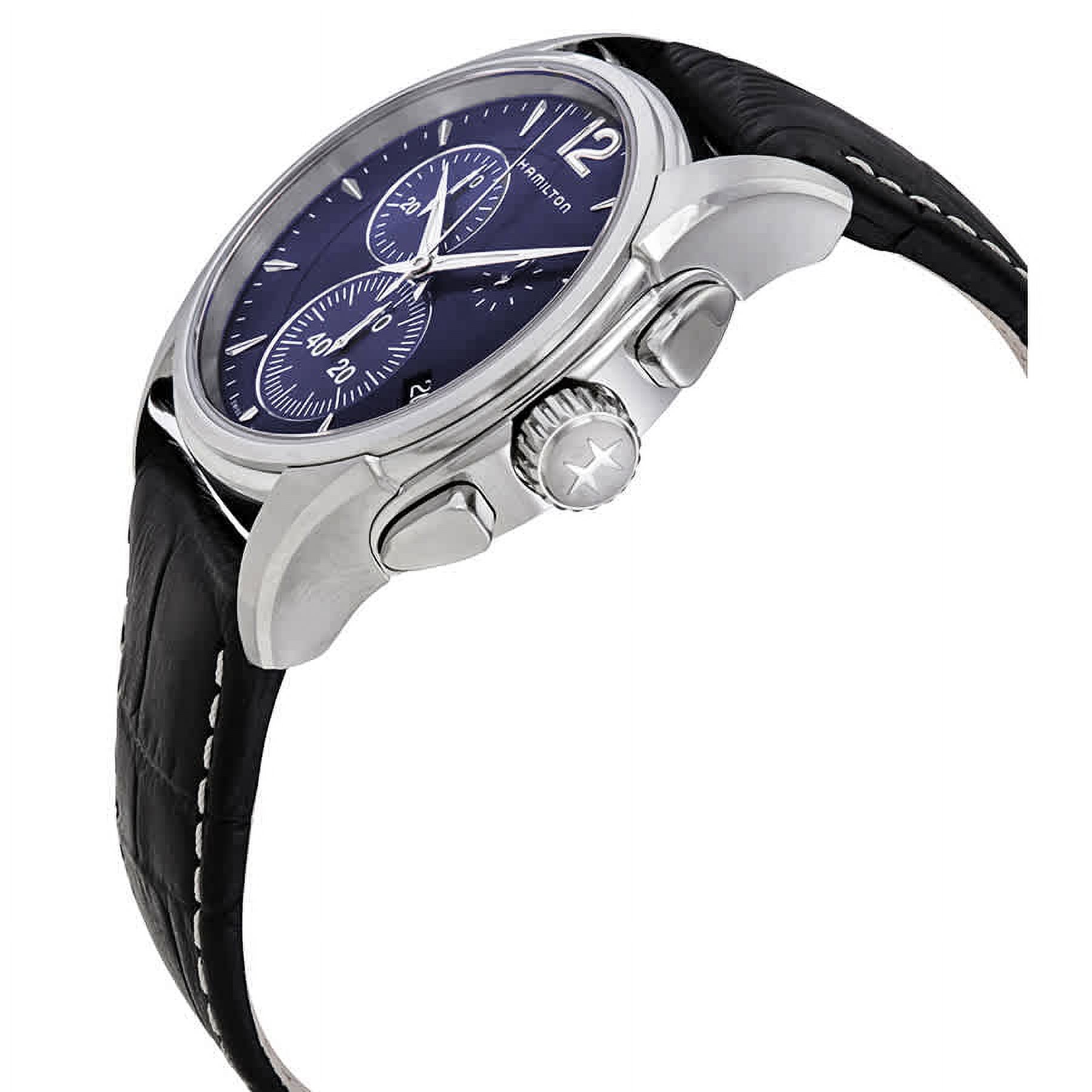 Hamilton Jazzmaster Chronograph Quartz Blue Dial Men's Watch