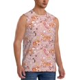 thumbnail image 2 of Fotbe Beautiful Fox Men's Camiseta sin Mangas Estampada para Hombres, Playera Casual para Gimnasio, Entrenamiento, Playa-X-Large, 2 of 7