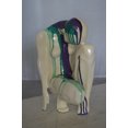 thumbnail image 2 of Modern Art Purple Green Mystery girl made of Resin -  Size: 9"L x 11"W x 15"H., 2 of 11