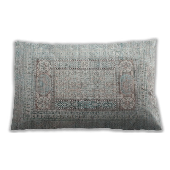 Ahgly Company Outdoor Rectangular Contemporary Lumbar Throw Pillow, 13 inch by 19 inch