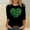 Black, variant on Zedker St Patricks Day Long Sleeve Shirt for Women Shamrock Clover Love Graphic Shirts Irish Gifts Tee Tops 2026