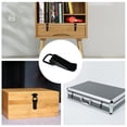 thumbnail image 5 of Spring Loaded Toggle Latch with Screws, Catch Hasp Clamp Clip Lock, 8 Pack, for Cabinet, Wooden Case, Box, Chest, Black, 5 of 5