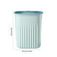 thumbnail image 7 of Outoloxit Slim Space-Saving Lidless Trash Can with Press Ring for Easy Use in Kitchen, Bathroom, Bedroom, and Office, 12x10.4x9.9 Inch Plastic Garbage Bin, 7 of 7