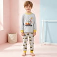 thumbnail image 2 of Ulanda Baby Boy Clothes Girl 2Pcs Outfits Fashion Long Sleeve Shirt and Pant Kids Toddler Tops Pant Sets (Yellow, 3-4 Years), 2 of 9