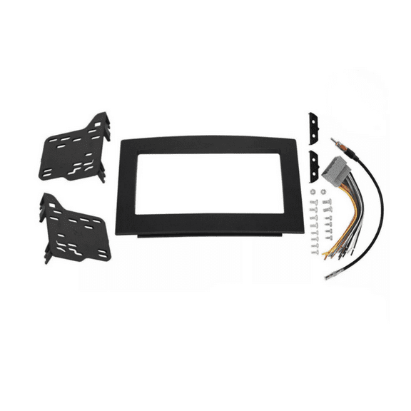 Double Din Stereo Dash Installation Kit Compatible with 2006-2010 Dodge Ram 1500/2500 Models | Radio Bezel Frame with HVAC Controls