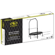 Athletic Works 40 Foldable Mini Trampoline with Adjustable Handle