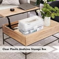 thumbnail image 5 of Multipurpose Storage Case, 3Layer Craft Box with Handle Clear Organizer, 5 of 5