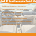 thumbnail image 5 of Air Conditioning Outlet A/C Dashboard Air Vent For Hyundai Accent 2006-2011, Dashboard Climate Control Air Vent Bezel Panel, Replaces# 974601E000 974801E000-Right, 5 of 5