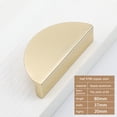 thumbnail image 3 of 2Pcs 64Mm Laiton Or Demi Lune Tirer Armoire de Cuisine Porte Tiroir Poignée, 3 of 8