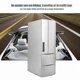 thumbnail image 4 of Small Fridge Freezer, Cooler and Warmer Mini Fridge Freezer, USB Refrigerator USB Frideg or Office for Home, 4 of 5