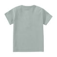 thumbnail image 4 of TFEOQRY Children Boys Girls cotton shirts Fashion Comfortable Solid Color half Button Round Neck Short Sleeve Top t-shirts, 4 of 4