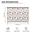 thumbnail image 3 of Susaid Dogs Pug Print Makeup Mini Bags for Women Multi Color Cosmetics Bag Travel Toiletry Bag Pencil Pouch Blank Makeup Bags with Zipper, 3 of 7