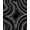 Black, Pattern 1, variant on ODIKA 4' x 6' Machine Washable Non-Slip Area Rug, Op Art Wave High Traffic Rug, Black, 389990