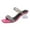 Hot Pink, variant on Anuirheih Slip on Sandals Women,Women's Flat Shoes Ladies Beach Sandals Summer Non-Slip Causal Slippers(Black)