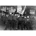 thumbnail image 2 of Policemen Struggle To Hold Back More Than 1 History (36 x 24), 2 of 2