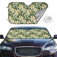 thumbnail image 2 of Haiem Lilies Flowers Car Windshield Sun Shade - Blocks UV Rays Sun Visor Protector, Sunshade to Keep Your Vehicle Cool, Universal Fit SUV Van Sedan-Medium, 2 of 7
