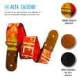 thumbnail image 4 of Correa para guitarra Strap o Tahali para guitarra acústica, bajo eléctrico, guitarra eléctrica KIDAM  Infierno, 4 of 5