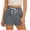 Gray, variant on Zedker Women's 3" Swim Board Shorts High Waisted Swimsuit Bottoms Tummy Control Swimming Trunks with Liner Pockets Size S-XXL