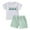 Light Green R119 OUTFITS SHORT, variant on CZHQWE Toddler Boy Summer Clothes 1 Year Old Boy Outfit Toddler Boy Outfit Baby Boy Short Sleeve T Shirt And Shorts Set 2 Piece Spring Summer Clothes Light Green 3-4 Years