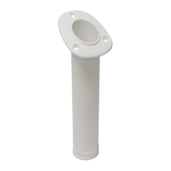 Whitecap Industries 3447WP Nylon Flush Mount Rod Holder - 30, White