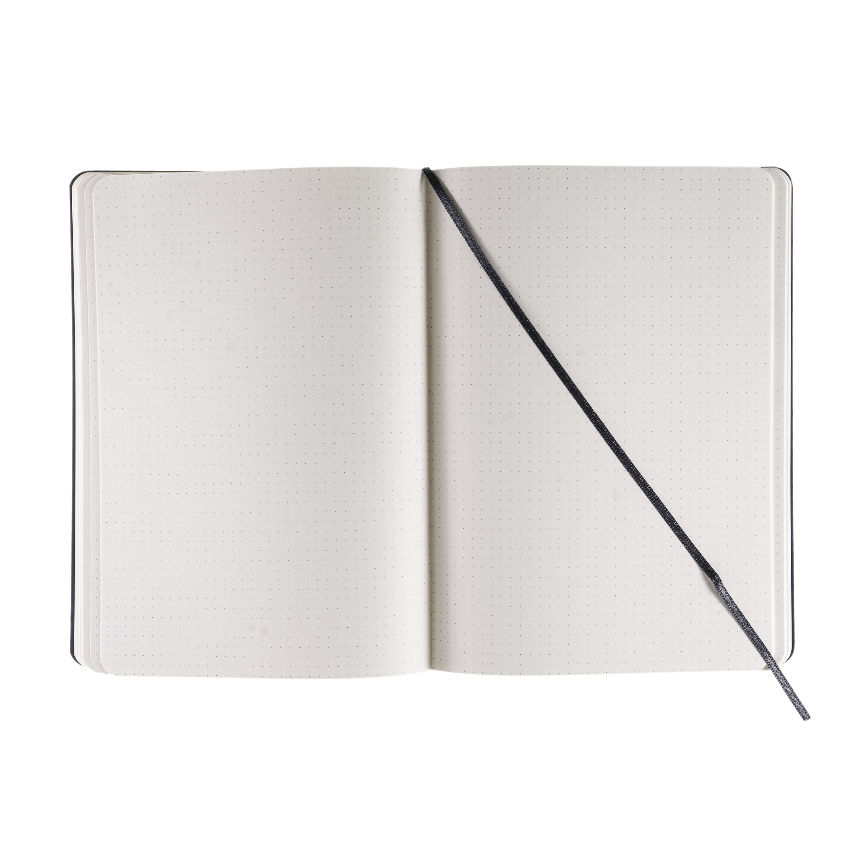 Fabriano Ispira Soft-Cover Notebook, 5.8" x 8.3", A5, Dotted, Black