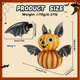 thumbnail image 5 of Halloween Pumpkin Bat Decoration Cute Pumpkin Bat Figurine for Halloween Party, Home, and Yard Decor, 5 of 5