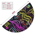 thumbnail image 3 of Sikiie Neon Bar Drinks 30-48 inches {designName} Print Christmas Tree Skirt Snowman Xmas Tree Skirt with Edge Christmas Decorations for Holiday Party-30", 3 of 7