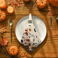 thumbnail image 5 of Sm:)e Ghost Bat Pumpkin Halloween Cloth Napkins Set of 6 Reusable Napkins, Washable Table Napkin for Holiday Party 18"x18", 5 of 8