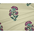 thumbnail image 4 of oneOone Polyester Lycra Light Yellow Fabric Floral Block Sewing Material Print Fabric By The Yard 56 Inches, 4 of 4