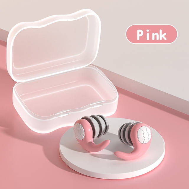 Tapones para los oídos con reducción de ruido de gel de sílice, filtro de ruido, ideales para dormir, nadar y resistir el agua. Tapones silenciosos de tres capas con reducción de ruido.