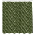 thumbnail image 3 of Ambesonne Floral Shower Curtain, Cactus with Flower and Skull, 69"Wx75"L, Evergreen Sage Green, 3 of 3