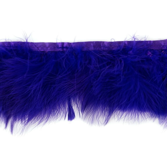 Zucker 2-3" Purple Soft Feather Fringe - 1yd Sewing Craft Supplies