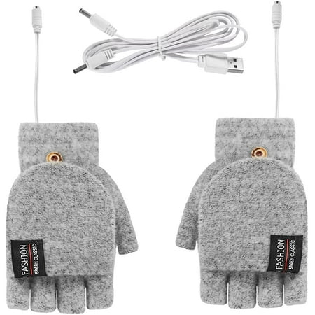 Warm Glove USB Heated Gloves Mitten for Women Men,Touch Scree Winter