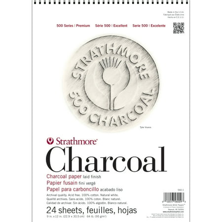- Strathmore Charcoal Paper Pad, 500 Series, 9