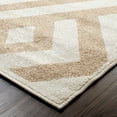 thumbnail image 3 of Superior Geometric Line Pattern Indoor Area Rug, 5' x 8', Ivory, 3 of 5
