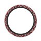 thumbnail image 1 of Balery Red Floral Fundas elásticas antideslizantes para volante, funda protectora universal para hombre y mujer, 15 pulgadas, accesorios para coche., 1 of 6