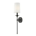 thumbnail image 2 of 1 Light Wall Sconce Frame Finish Matte Black, 2 of 3
