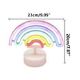 thumbnail image 3 of Up to 65% Off, Dvkptbk Led Lantern Rainbow Neon Light Girl Heart Room Decoration Lamp Bedside Net Red Bedroom Romantic Creative Night Light for Home Daily Life, 3 of 7