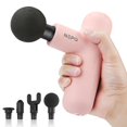 thumbnail image 1 of Pistola de Masaje NEPQ Rosa SK6 Portátil de Tela para Alivio del Dolor con 4 Velocidades y Cabezas d, 1 of 7