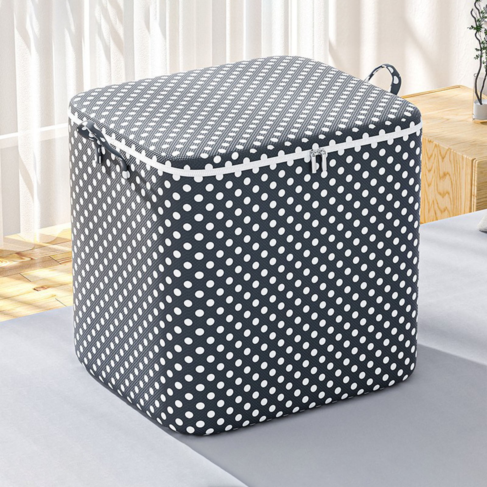 jovati Blanket Storage Bags with Zipper Clothes Storage Bag Wardrobe Sorting Storage Box Portable Storage Bag Winter Cup Storage Box Indoor Bedding