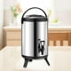 thumbnail image 1 of Contenedor de bebidas con aislamiento de acero inoxidable de gran capacidad, cubo con aislamiento, ollas para fiestas de té, leche y agua caliente 16 litros, 1 of 8