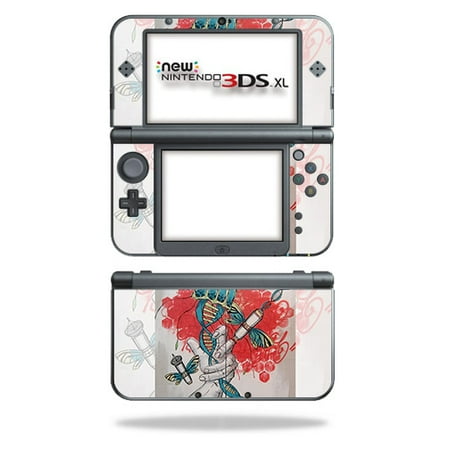 3 Ds Xl Red Skin For Nintendo New 3DS XL (2015) - Red Grasp | MightySkins Protective, Durable, and Unique Vinyl Decal wrap cover | Easy To Apply, Remove, and Change Styles ()