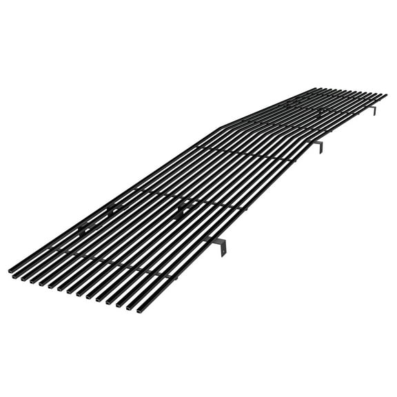 APS Compatible with Chevy GMC C K Pickup Suburban Blazer Jimmy 1981-1987 Phantom Main Upper Stainless Steel Black 8x6 Horizontal Billet Front Grill Grille Insert C85202J