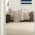 thumbnail image 3 of YearRound Comfort Bedding Sets Linen Blend Queen Duvet Multicolor Striped Design, 3 of 11